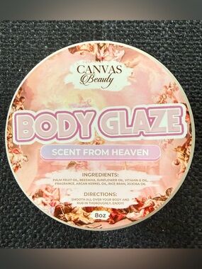 Canvas Beauty Body Glaze - Scent From Heaven - 8 oz